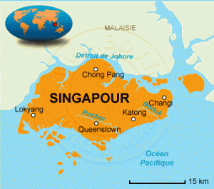 Carte de Singapour (b)